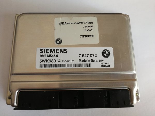 M54 Siemens MS45.0 , E60, X3, E85, E46 Softwareoptimierung, Vmax , EWS deaktivieren